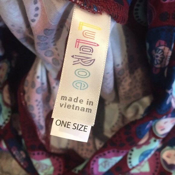 OS NWOT LuLaRoe Leggings D05 804 - Picture 3 of 3